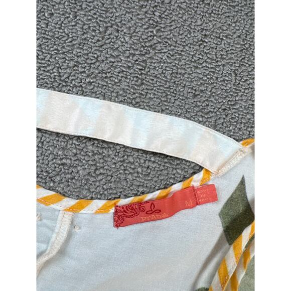 Prana Selene Tropical Floral Print Max Tank Dress Vacation Beach Resort Medium - Picture 8 of 10